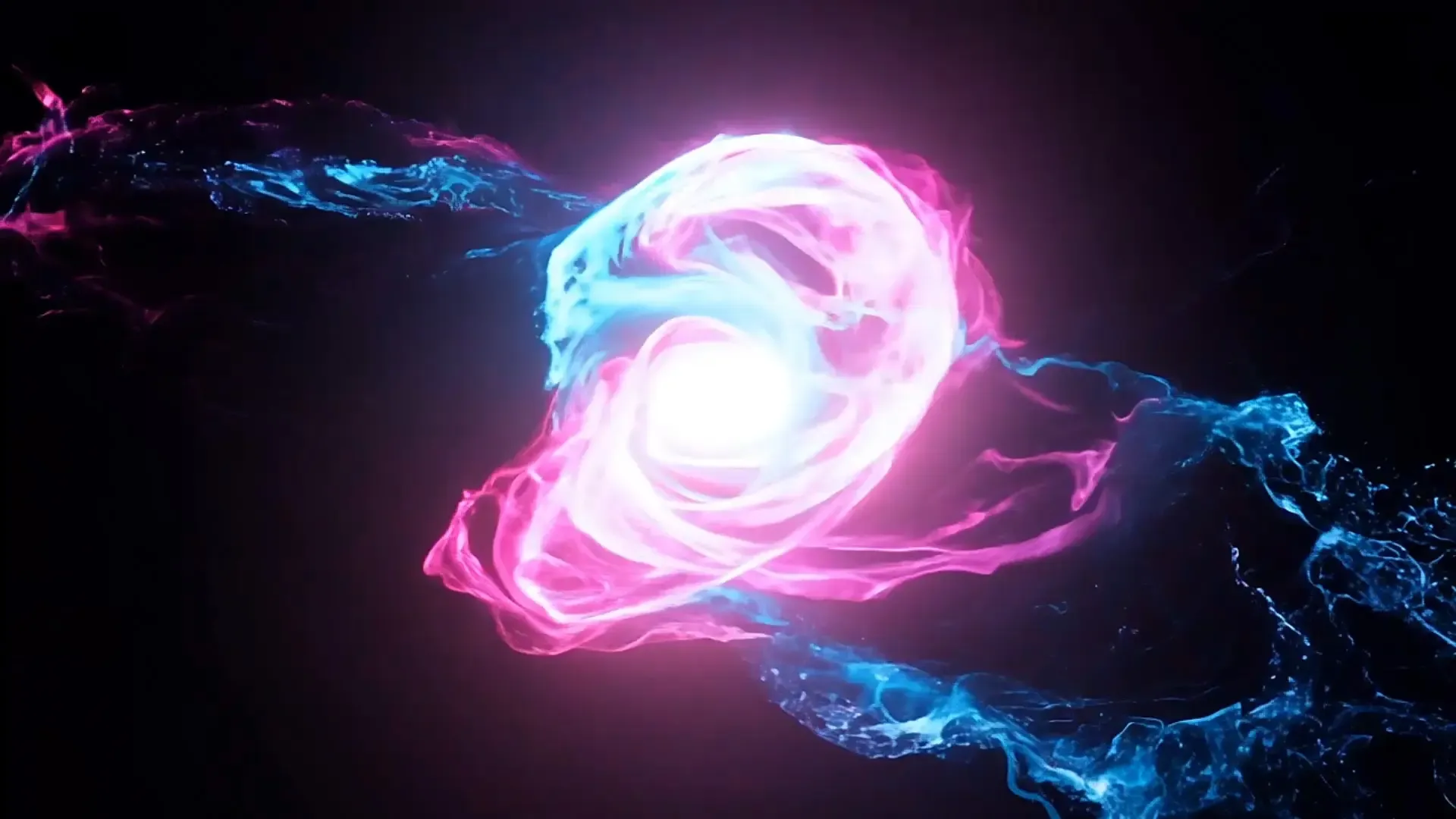 Epic Pink and Blue Energy Vortex Overlay for Sci-Fi Logo Animation